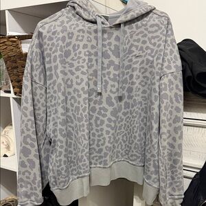 Nike Gray Animal Print Women's Hoodie